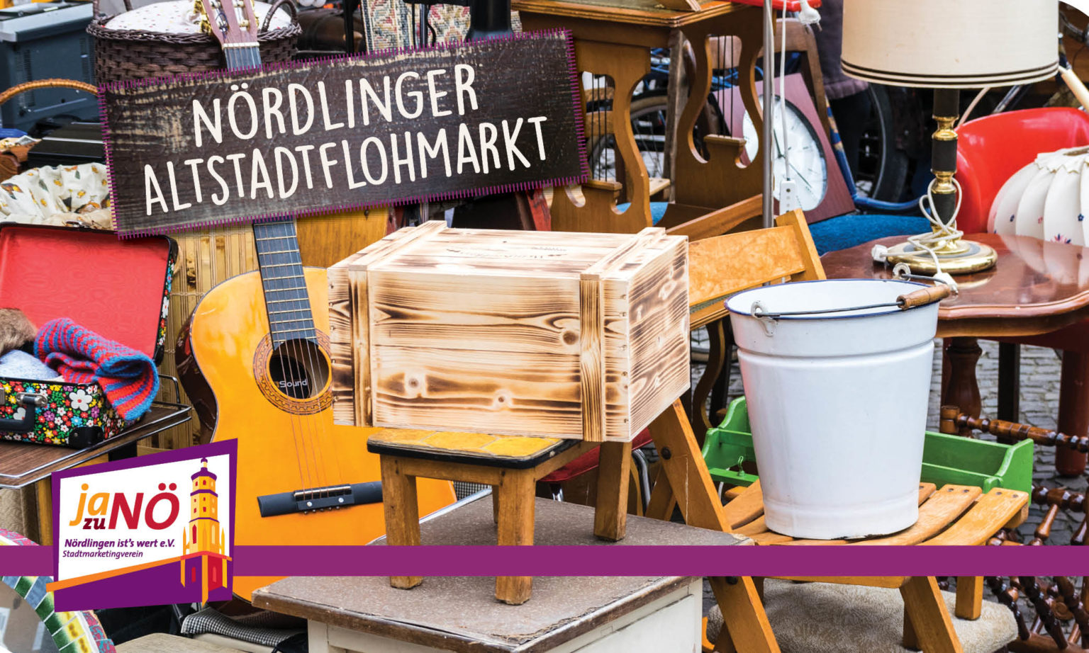 Flohmarkt 2025 Stadtmarketingverein Nördlingen ist's wert